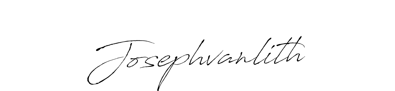 Make a beautiful signature design for name Josephvanlith. With this signature (Antro_Vectra) style, you can create a handwritten signature for free. Josephvanlith signature style 6 images and pictures png