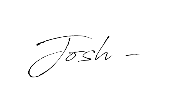 Once you've used our free online signature maker to create your best signature Antro_Vectra style, it's time to enjoy all of the benefits that Josh - name signing documents. Josh - signature style 6 images and pictures png