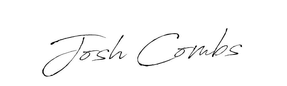 Make a beautiful signature design for name Josh Combs. With this signature (Antro_Vectra) style, you can create a handwritten signature for free. Josh Combs signature style 6 images and pictures png