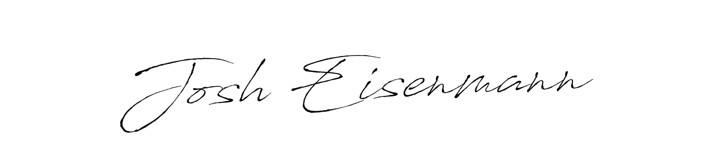 Design your own signature with our free online signature maker. With this signature software, you can create a handwritten (Antro_Vectra) signature for name Josh Eisenmann. Josh Eisenmann signature style 6 images and pictures png