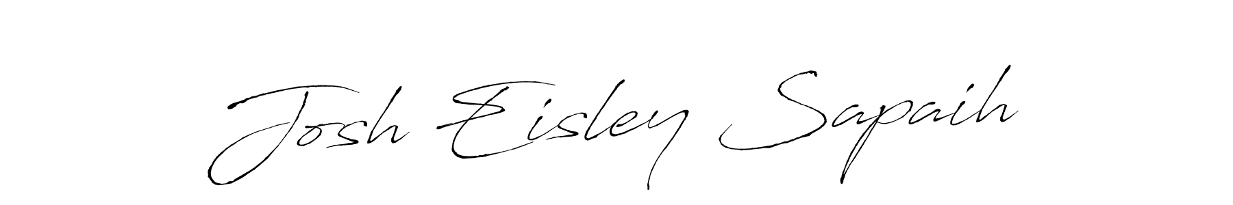 Use a signature maker to create a handwritten signature online. With this signature software, you can design (Antro_Vectra) your own signature for name Josh Eisley Sapaih. Josh Eisley Sapaih signature style 6 images and pictures png