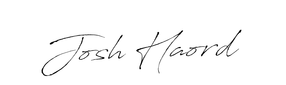 Design your own signature with our free online signature maker. With this signature software, you can create a handwritten (Antro_Vectra) signature for name Josh Haord. Josh Haord signature style 6 images and pictures png