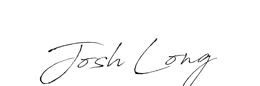 Make a beautiful signature design for name Josh Long. With this signature (Antro_Vectra) style, you can create a handwritten signature for free. Josh Long signature style 6 images and pictures png