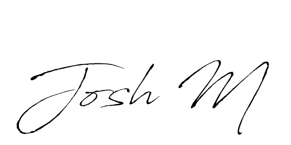 You should practise on your own different ways (Antro_Vectra) to write your name (Josh M) in signature. don't let someone else do it for you. Josh M signature style 6 images and pictures png