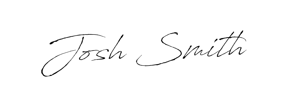 Josh Smith stylish signature style. Best Handwritten Sign (Antro_Vectra) for my name. Handwritten Signature Collection Ideas for my name Josh Smith. Josh Smith signature style 6 images and pictures png