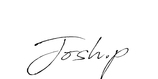 The best way (Antro_Vectra) to make a short signature is to pick only two or three words in your name. The name Josh.p include a total of six letters. For converting this name. Josh.p signature style 6 images and pictures png