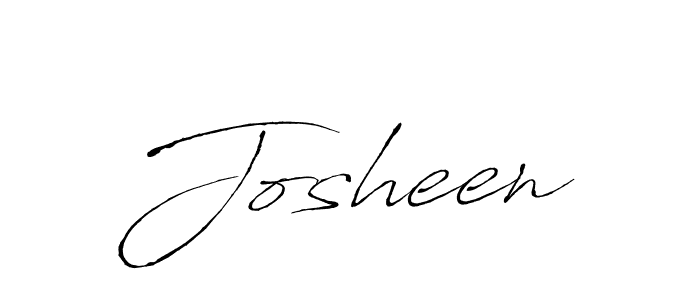 Use a signature maker to create a handwritten signature online. With this signature software, you can design (Antro_Vectra) your own signature for name Josheen. Josheen signature style 6 images and pictures png