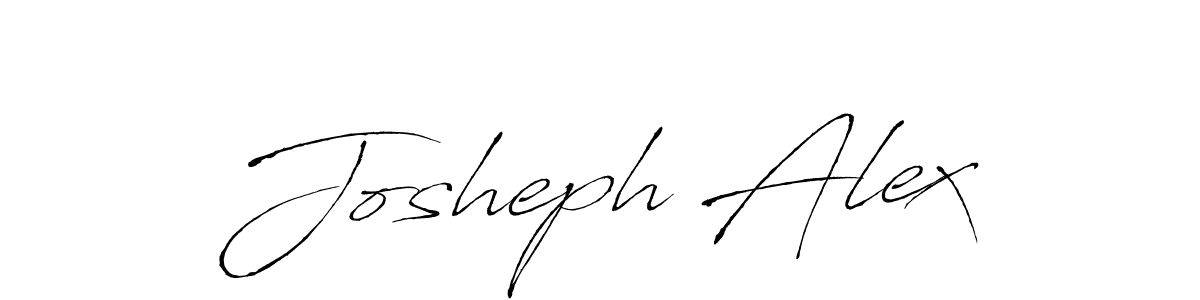 Josheph Alex stylish signature style. Best Handwritten Sign (Antro_Vectra) for my name. Handwritten Signature Collection Ideas for my name Josheph Alex. Josheph Alex signature style 6 images and pictures png
