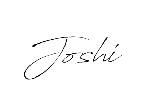 Make a beautiful signature design for name Joshi. With this signature (Antro_Vectra) style, you can create a handwritten signature for free. Joshi signature style 6 images and pictures png