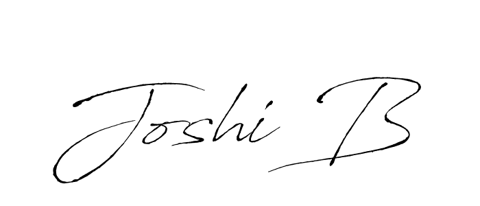 How to make Joshi B name signature. Use Antro_Vectra style for creating short signs online. This is the latest handwritten sign. Joshi B signature style 6 images and pictures png