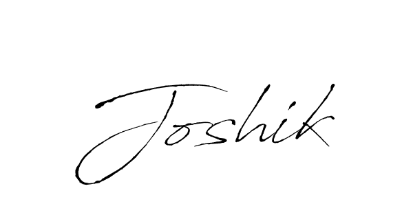 How to make Joshik signature? Antro_Vectra is a professional autograph style. Create handwritten signature for Joshik name. Joshik signature style 6 images and pictures png