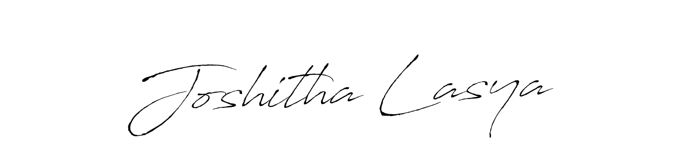 Design your own signature with our free online signature maker. With this signature software, you can create a handwritten (Antro_Vectra) signature for name Joshitha Lasya. Joshitha Lasya signature style 6 images and pictures png