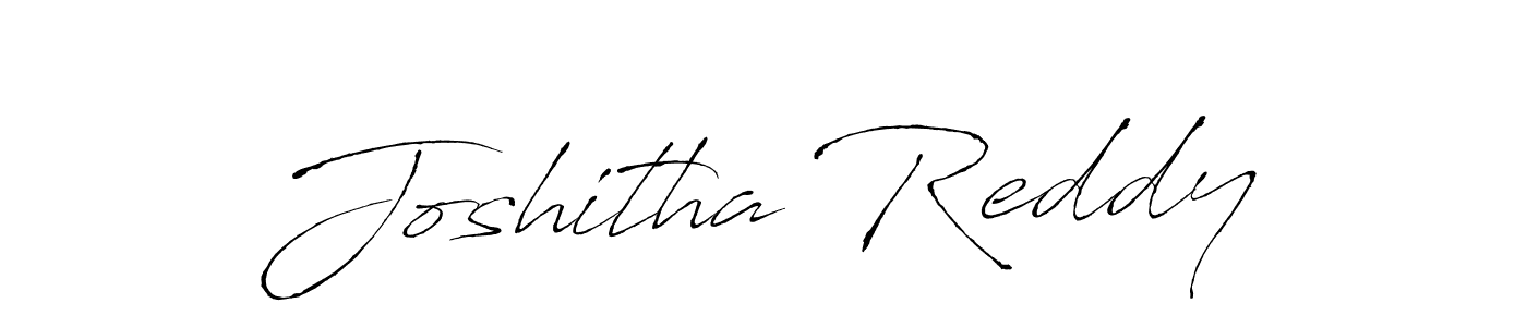 Joshitha Reddy stylish signature style. Best Handwritten Sign (Antro_Vectra) for my name. Handwritten Signature Collection Ideas for my name Joshitha Reddy. Joshitha Reddy signature style 6 images and pictures png