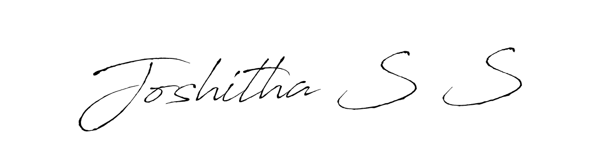 Make a beautiful signature design for name Joshitha S S. Use this online signature maker to create a handwritten signature for free. Joshitha S S signature style 6 images and pictures png