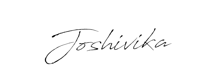 How to make Joshivika signature? Antro_Vectra is a professional autograph style. Create handwritten signature for Joshivika name. Joshivika signature style 6 images and pictures png