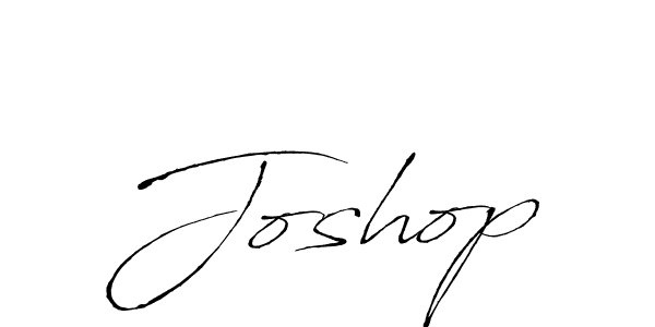 Design your own signature with our free online signature maker. With this signature software, you can create a handwritten (Antro_Vectra) signature for name Joshop. Joshop signature style 6 images and pictures png