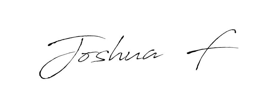 How to make Joshua  F name signature. Use Antro_Vectra style for creating short signs online. This is the latest handwritten sign. Joshua  F signature style 6 images and pictures png