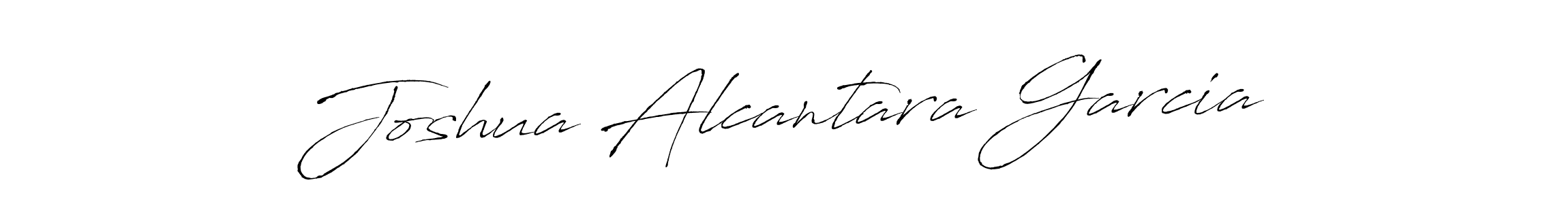 Joshua Alcantara Garcia stylish signature style. Best Handwritten Sign (Antro_Vectra) for my name. Handwritten Signature Collection Ideas for my name Joshua Alcantara Garcia. Joshua Alcantara Garcia signature style 6 images and pictures png
