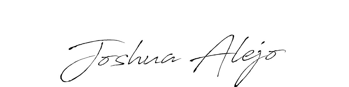 Design your own signature with our free online signature maker. With this signature software, you can create a handwritten (Antro_Vectra) signature for name Joshua Alejo. Joshua Alejo signature style 6 images and pictures png