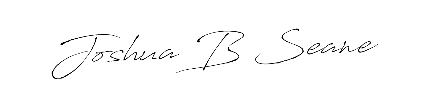 Design your own signature with our free online signature maker. With this signature software, you can create a handwritten (Antro_Vectra) signature for name Joshua B Seane. Joshua B Seane signature style 6 images and pictures png