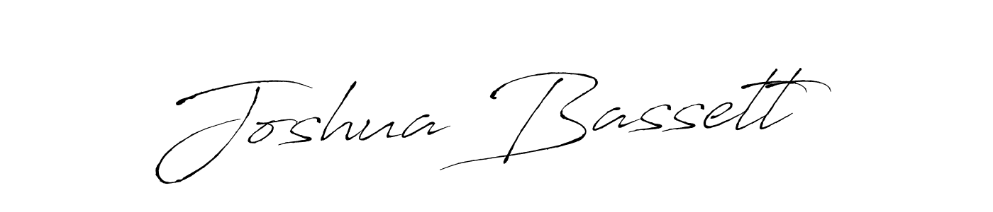 How to make Joshua Bassett name signature. Use Antro_Vectra style for creating short signs online. This is the latest handwritten sign. Joshua Bassett signature style 6 images and pictures png