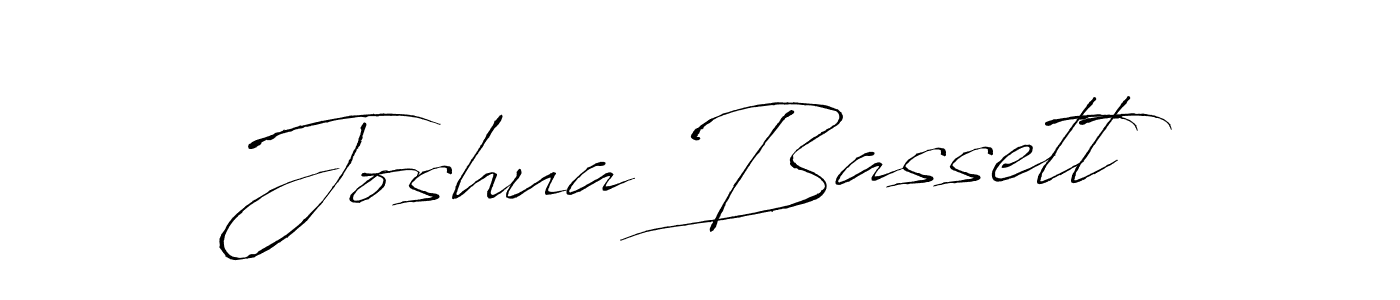Create a beautiful signature design for name Joshua Bassett. With this signature (Antro_Vectra) fonts, you can make a handwritten signature for free. Joshua Bassett signature style 6 images and pictures png