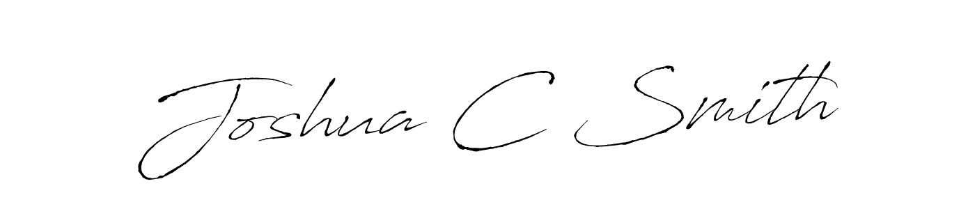 Create a beautiful signature design for name Joshua C Smith. With this signature (Antro_Vectra) fonts, you can make a handwritten signature for free. Joshua C Smith signature style 6 images and pictures png
