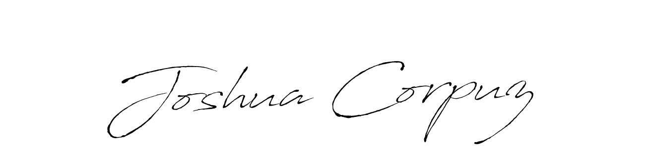 Similarly Antro_Vectra is the best handwritten signature design. Signature creator online .You can use it as an online autograph creator for name Joshua Corpuz. Joshua Corpuz signature style 6 images and pictures png