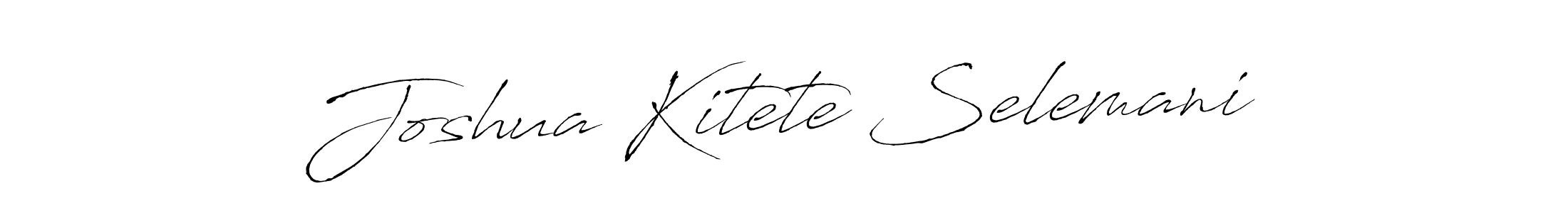 Make a beautiful signature design for name Joshua Kitete Selemani. Use this online signature maker to create a handwritten signature for free. Joshua Kitete Selemani signature style 6 images and pictures png