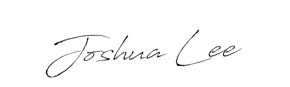 Make a beautiful signature design for name Joshua Lee. With this signature (Antro_Vectra) style, you can create a handwritten signature for free. Joshua Lee signature style 6 images and pictures png