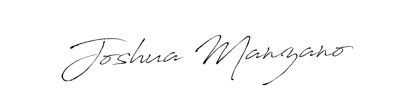 Design your own signature with our free online signature maker. With this signature software, you can create a handwritten (Antro_Vectra) signature for name Joshua Manzano. Joshua Manzano signature style 6 images and pictures png