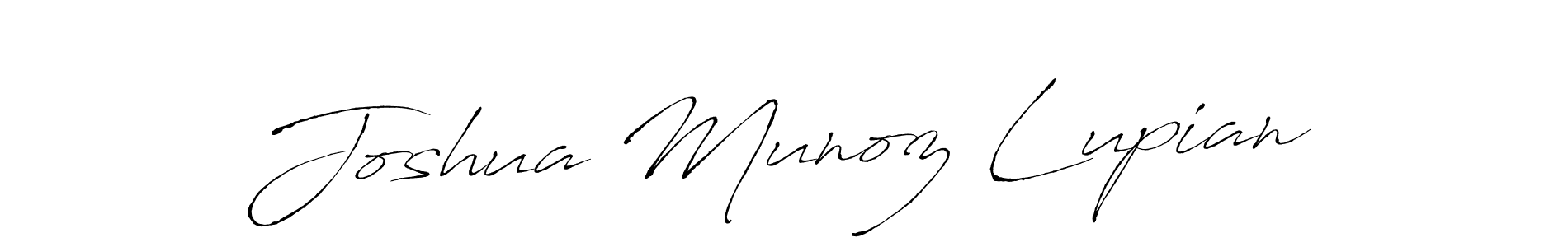 Also You can easily find your signature by using the search form. We will create Joshua Munoz Lupian name handwritten signature images for you free of cost using Antro_Vectra sign style. Joshua Munoz Lupian signature style 6 images and pictures png