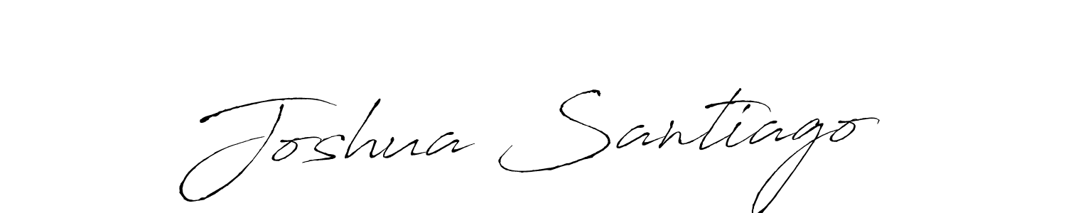 Also You can easily find your signature by using the search form. We will create Joshua Santiago name handwritten signature images for you free of cost using Antro_Vectra sign style. Joshua Santiago signature style 6 images and pictures png