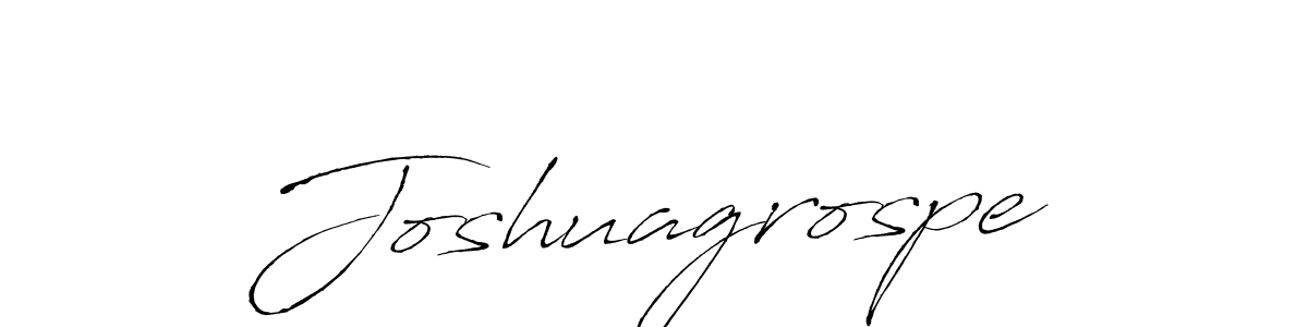 Design your own signature with our free online signature maker. With this signature software, you can create a handwritten (Antro_Vectra) signature for name Joshuagrospe. Joshuagrospe signature style 6 images and pictures png
