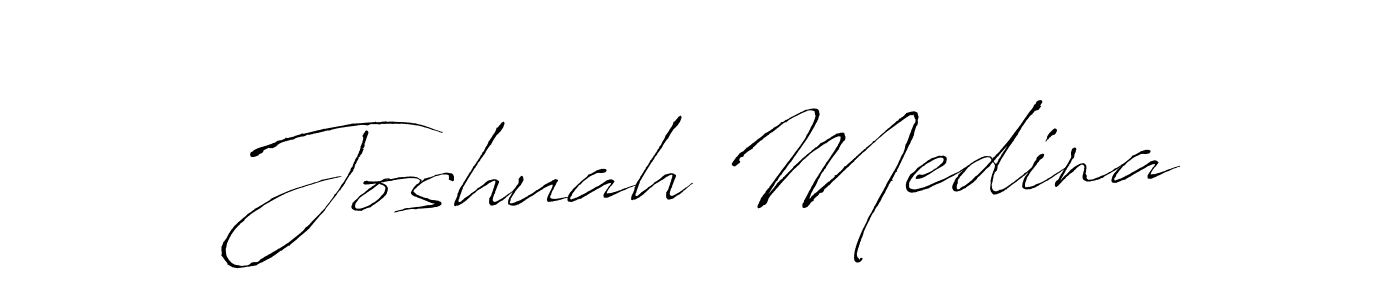Make a beautiful signature design for name Joshuah Medina. With this signature (Antro_Vectra) style, you can create a handwritten signature for free. Joshuah Medina signature style 6 images and pictures png
