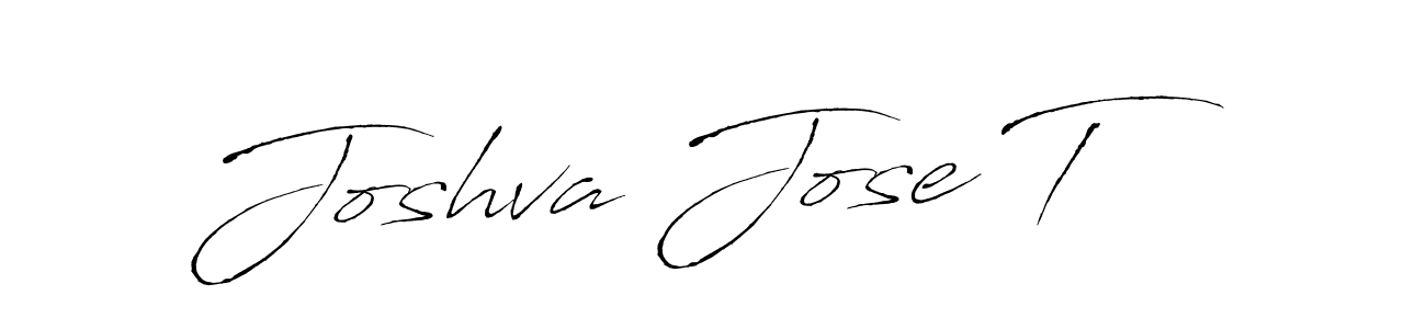 How to make Joshva Jose T name signature. Use Antro_Vectra style for creating short signs online. This is the latest handwritten sign. Joshva Jose T signature style 6 images and pictures png