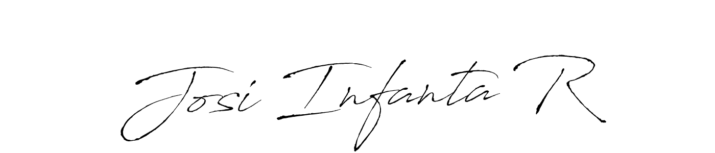 Similarly Antro_Vectra is the best handwritten signature design. Signature creator online .You can use it as an online autograph creator for name Josi Infanta R. Josi Infanta R signature style 6 images and pictures png