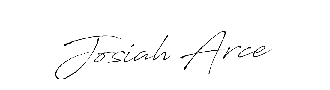 Create a beautiful signature design for name Josiah Arce. With this signature (Antro_Vectra) fonts, you can make a handwritten signature for free. Josiah Arce signature style 6 images and pictures png