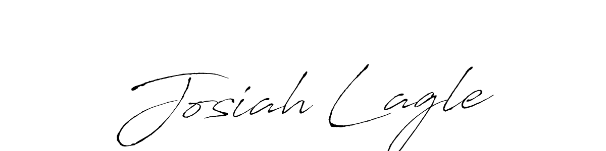 How to make Josiah Lagle name signature. Use Antro_Vectra style for creating short signs online. This is the latest handwritten sign. Josiah Lagle signature style 6 images and pictures png