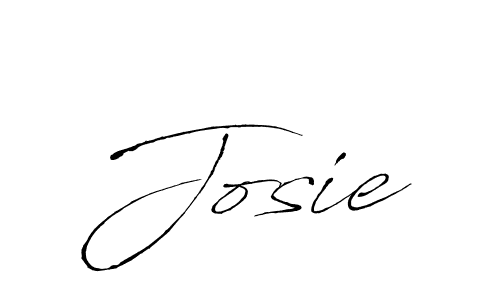 Design your own signature with our free online signature maker. With this signature software, you can create a handwritten (Antro_Vectra) signature for name Josie. Josie signature style 6 images and pictures png