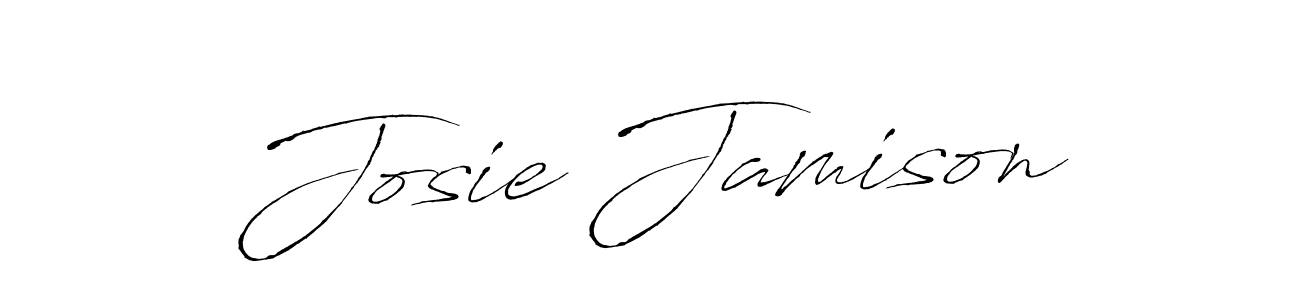 Create a beautiful signature design for name Josie Jamison. With this signature (Antro_Vectra) fonts, you can make a handwritten signature for free. Josie Jamison signature style 6 images and pictures png