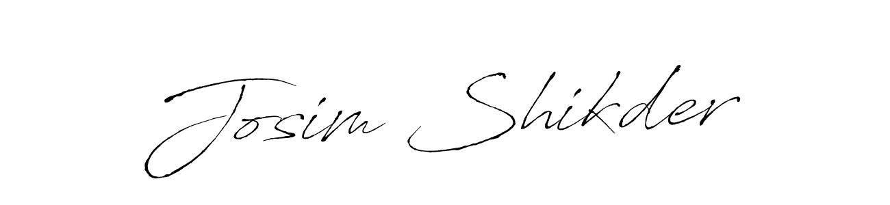 Antro_Vectra is a professional signature style that is perfect for those who want to add a touch of class to their signature. It is also a great choice for those who want to make their signature more unique. Get Josim Shikder name to fancy signature for free. Josim Shikder signature style 6 images and pictures png