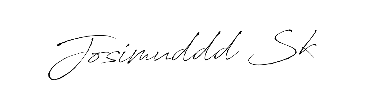 Design your own signature with our free online signature maker. With this signature software, you can create a handwritten (Antro_Vectra) signature for name Josimuddd Sk. Josimuddd Sk signature style 6 images and pictures png