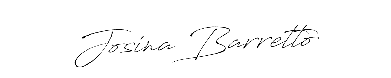 Create a beautiful signature design for name Josina Barretto. With this signature (Antro_Vectra) fonts, you can make a handwritten signature for free. Josina Barretto signature style 6 images and pictures png