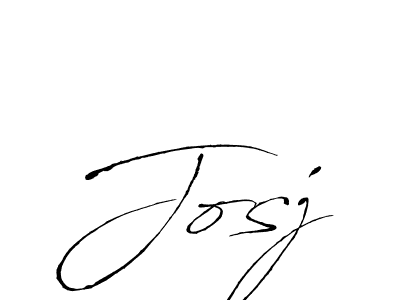 Make a beautiful signature design for name Josj. With this signature (Antro_Vectra) style, you can create a handwritten signature for free. Josj signature style 6 images and pictures png