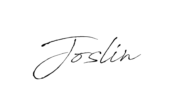 Create a beautiful signature design for name Joslin. With this signature (Antro_Vectra) fonts, you can make a handwritten signature for free. Joslin signature style 6 images and pictures png