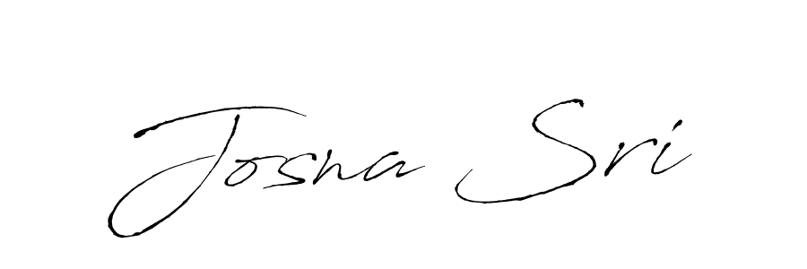 How to make Josna Sri signature? Antro_Vectra is a professional autograph style. Create handwritten signature for Josna Sri name. Josna Sri signature style 6 images and pictures png