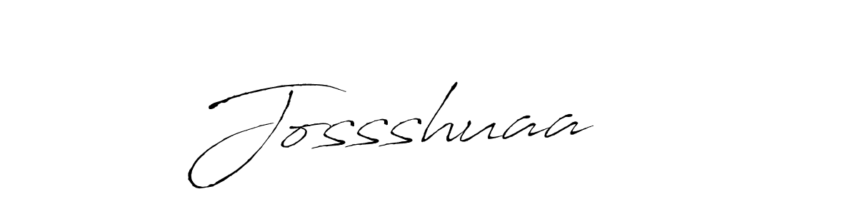 Make a beautiful signature design for name Jossshuaa   . With this signature (Antro_Vectra) style, you can create a handwritten signature for free. Jossshuaa    signature style 6 images and pictures png