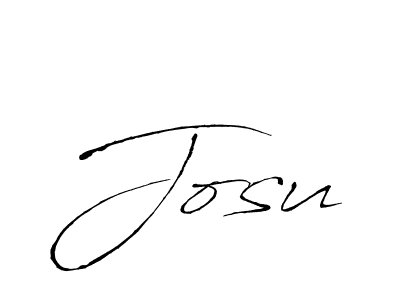 Josu stylish signature style. Best Handwritten Sign (Antro_Vectra) for my name. Handwritten Signature Collection Ideas for my name Josu. Josu signature style 6 images and pictures png