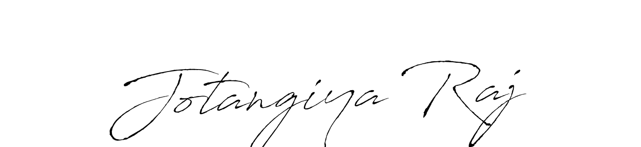 Also You can easily find your signature by using the search form. We will create Jotangiya Raj name handwritten signature images for you free of cost using Antro_Vectra sign style. Jotangiya Raj signature style 6 images and pictures png